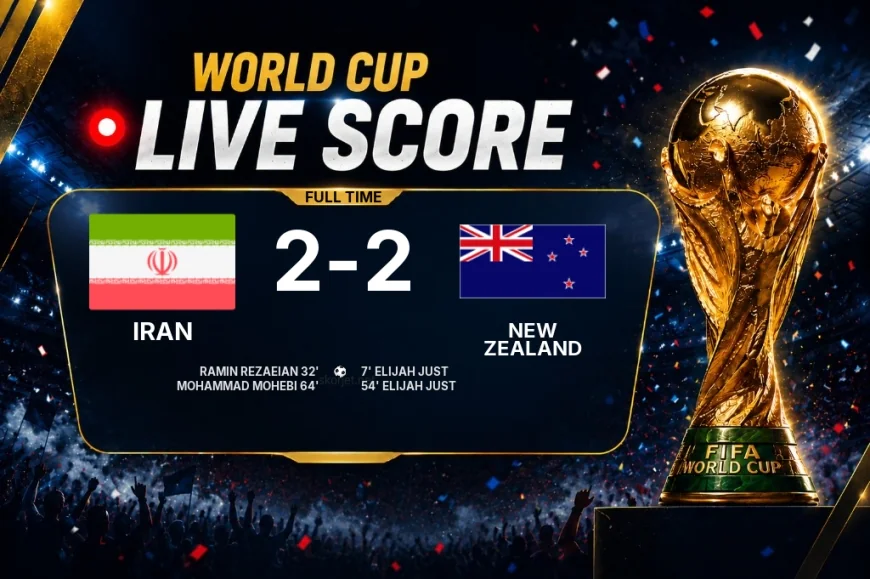 World Cup: Iran 2-2 New Zealand — match report
