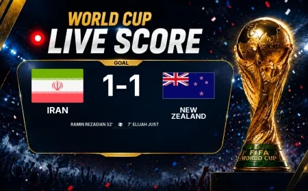 GOAL | Iran 1-1 New Zealand — Ramin Rezaeian (32')