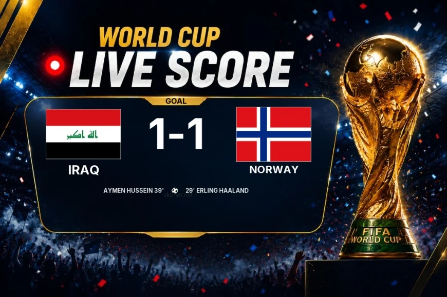 GOAL | Iraq 1-1 Norway — Aymen Hussein (39')