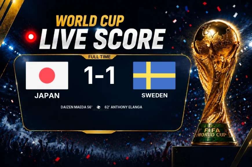 World Cup: Japan 1-1 Sweden — match report