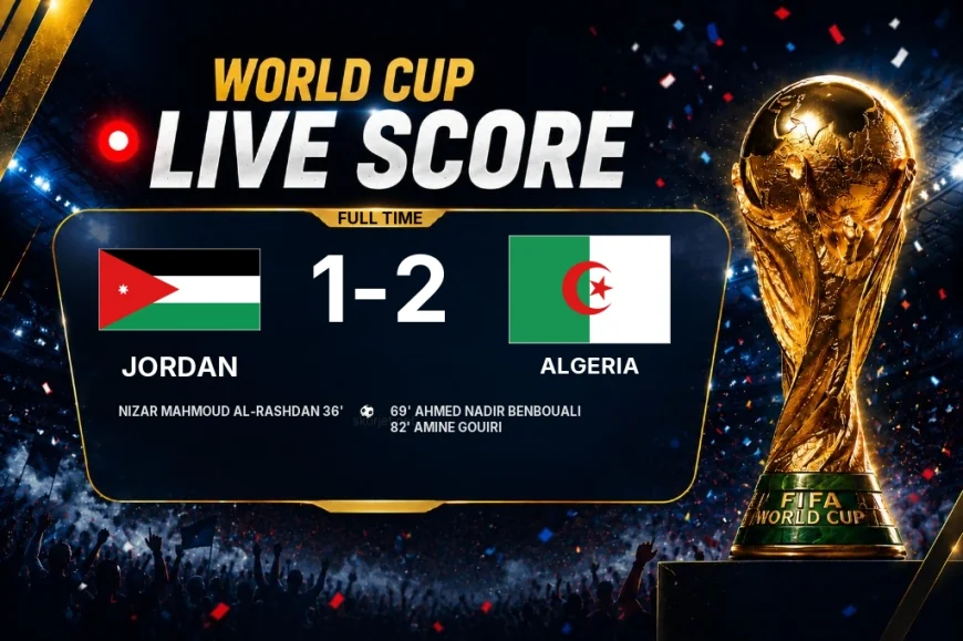 Jordan - Algeria 1-2 | Full-time report