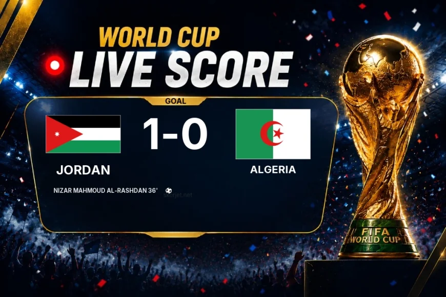 GOAL | Jordan 1-0 Algeria — Nizar Mahmoud Al-Rashdan (36')
