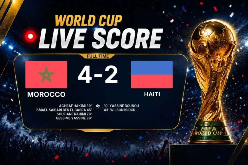 2026 FIFA World Cup | Morocco 4-2 Haiti result