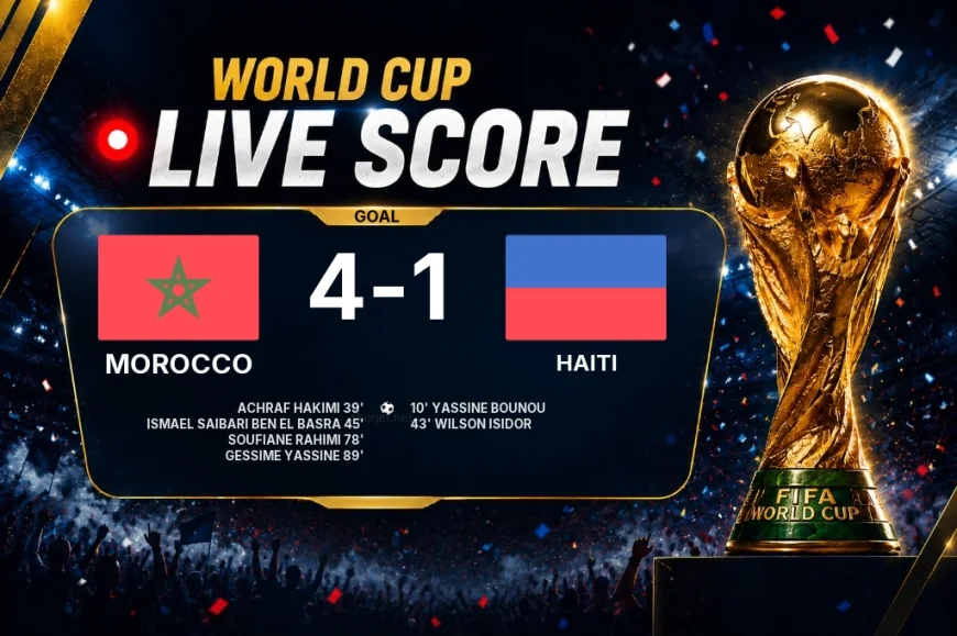 GOAL | Morocco 4-1 Haiti — Soufiane Rahimi (78')