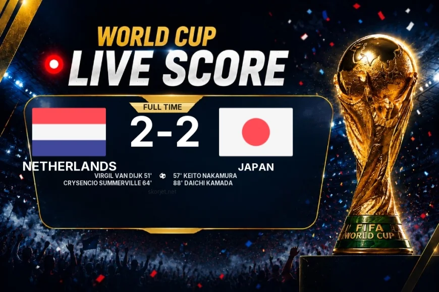 Netherlands 2-2 Japan — World Cup full-time score