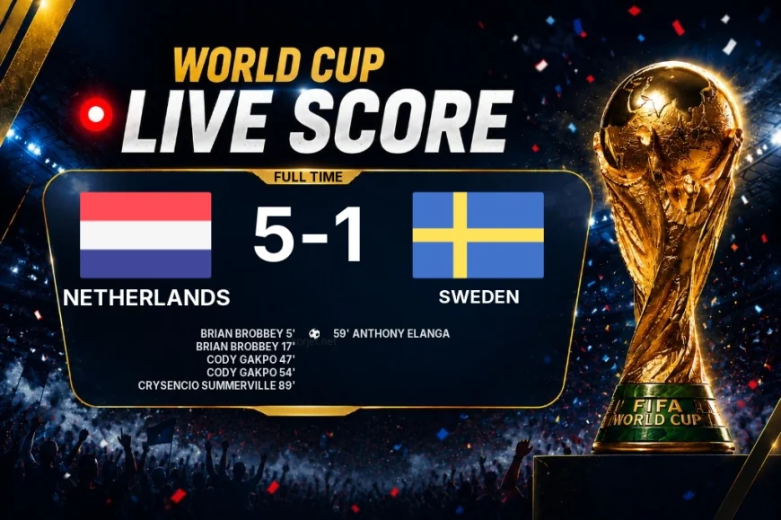 Netherlands - Sweden 5-1 | Full-time report