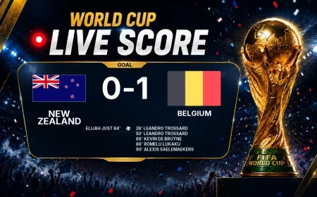 GOAL | New Zealand 0-1 Belgium — Leandro Trossard (28')