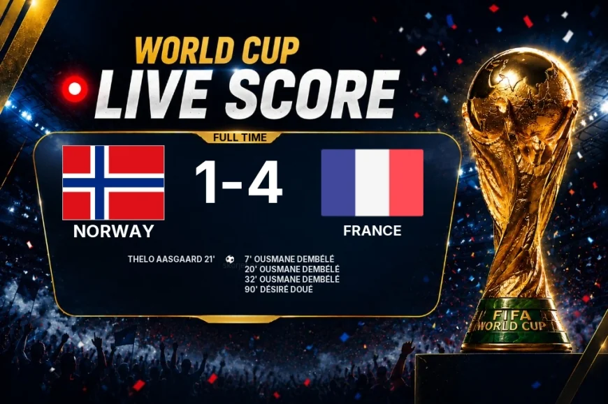 Full-time: Norway 1-4 France