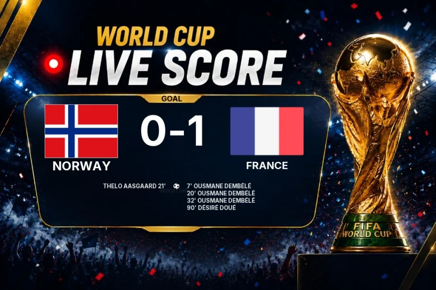 GOAL | Norway 0-1 France — Ousmane Dembélé (7')