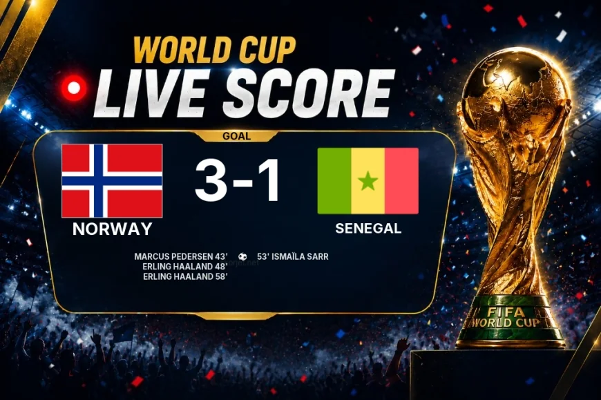 GOAL | Norway 3-1 Senegal — Erling Haaland (58')
