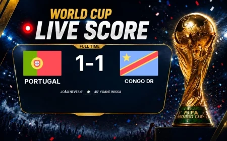 Portugal - Congo DR 1-1 | Full-time report