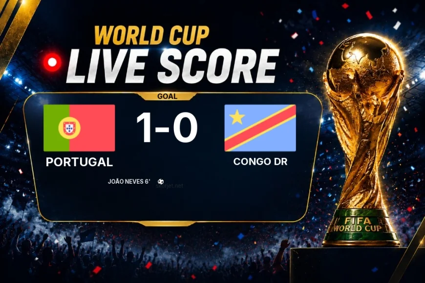 GOAL | Portugal 1-0 Congo DR — João Neves (6')