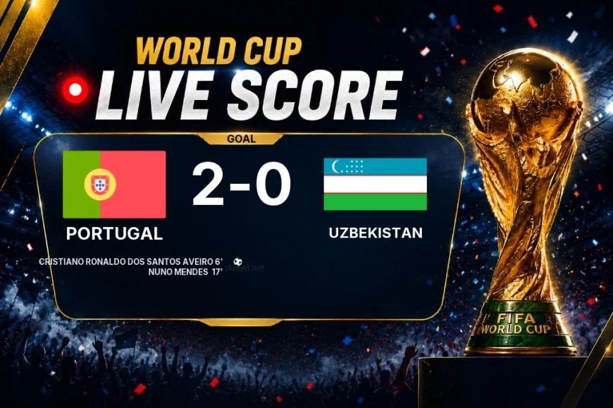 GOAL | Portugal 2-0 Uzbekistan — Nuno Mendes  (17')