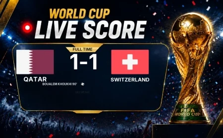 World Cup: Qatar 1-1 Switzerland — match report