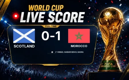 Scotland - Morocco 0-1 | Full-time report