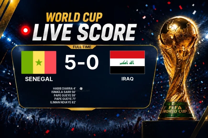 World Cup: Senegal 5-0 Iraq — match report