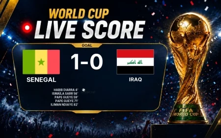 GOAL | Senegal 1-0 Iraq — Habib Diarra (4')