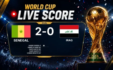 GOAL | Senegal 2-0 Iraq — Ismaïla Sarr (56')