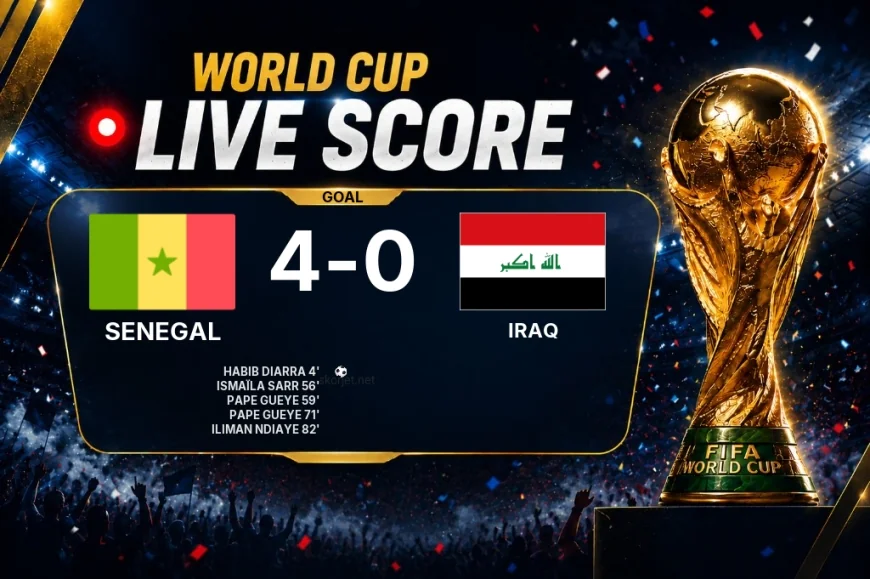 GOAL | Senegal 4-0 Iraq — Pape Gueye (71')