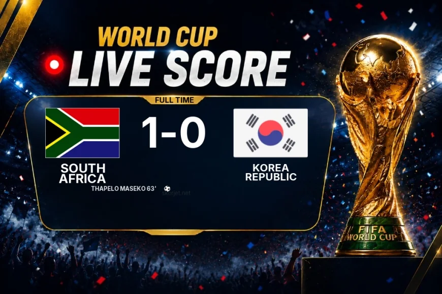 Full-time: South Africa 1-0 Korea Republic