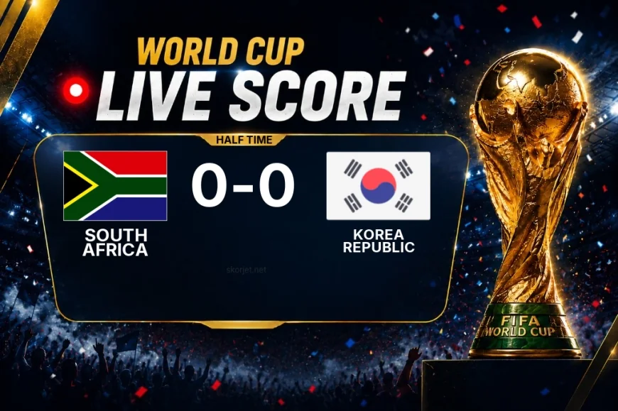 South Africa vs Korea Republic: first half ends 0-0