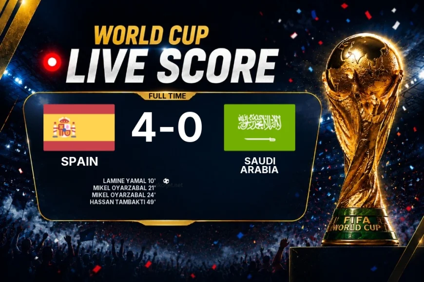 2026 FIFA World Cup | Spain 4-0 Saudi Arabia result