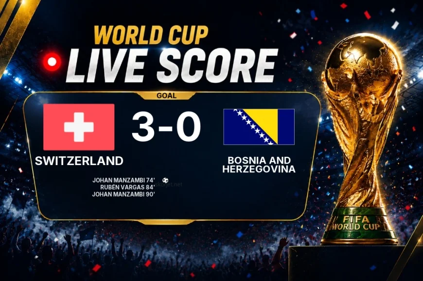 GOAL | Switzerland 3-0 Bosnia and Herzegovina — Johan Manzambi (90')