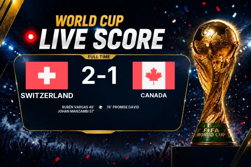 Full-time: Switzerland 2-1 Canada