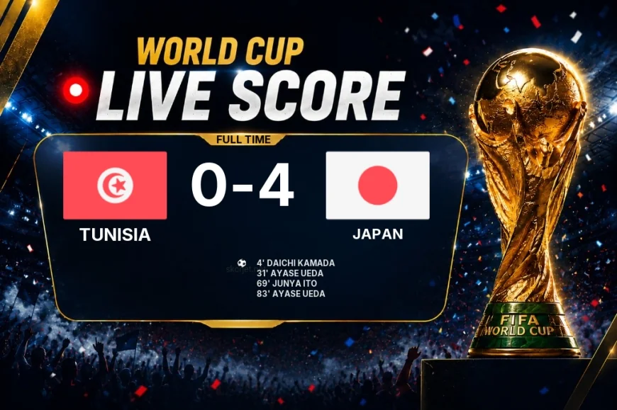 World Cup: Tunisia 0-4 Japan — match report