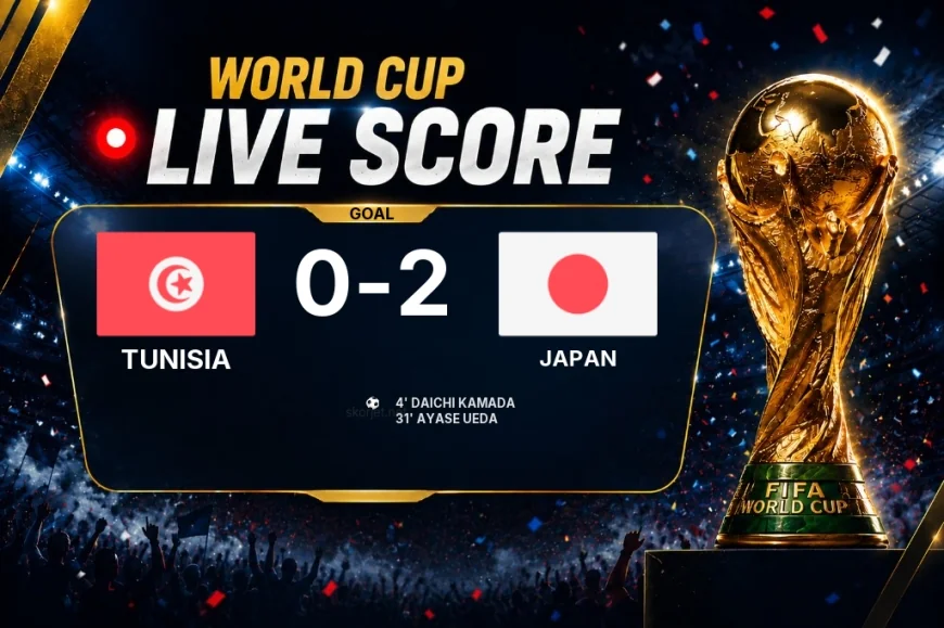 GOAL | Tunisia 0-2 Japan — Ayase Ueda (31')