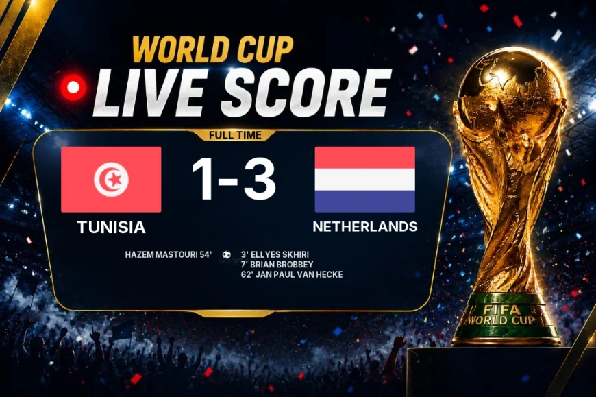 2026 FIFA World Cup | Tunisia 1-3 Netherlands result