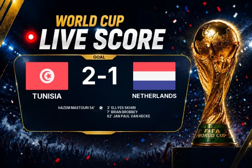 GOAL | Tunisia 2-1 Netherlands — Hazem Mastouri (54')