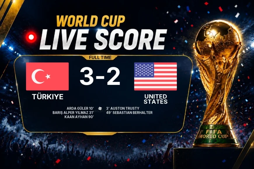 Full-time: Türkiye 3-2 United States