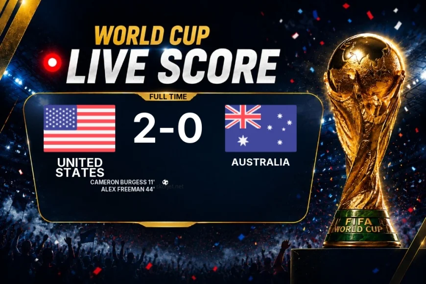 Full-time: United States 2-0 Australia