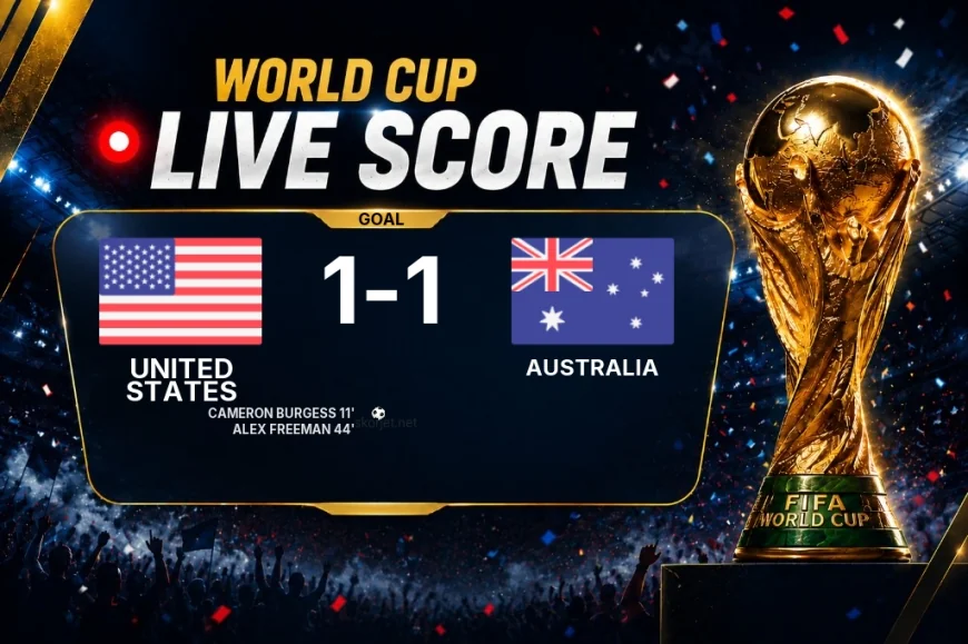 GOAL | United States 1-1 Australia — Alex Freeman (44')