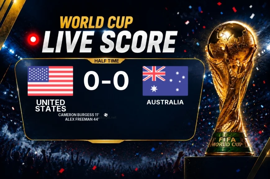World Cup: United States 2-0 Australia at half-time