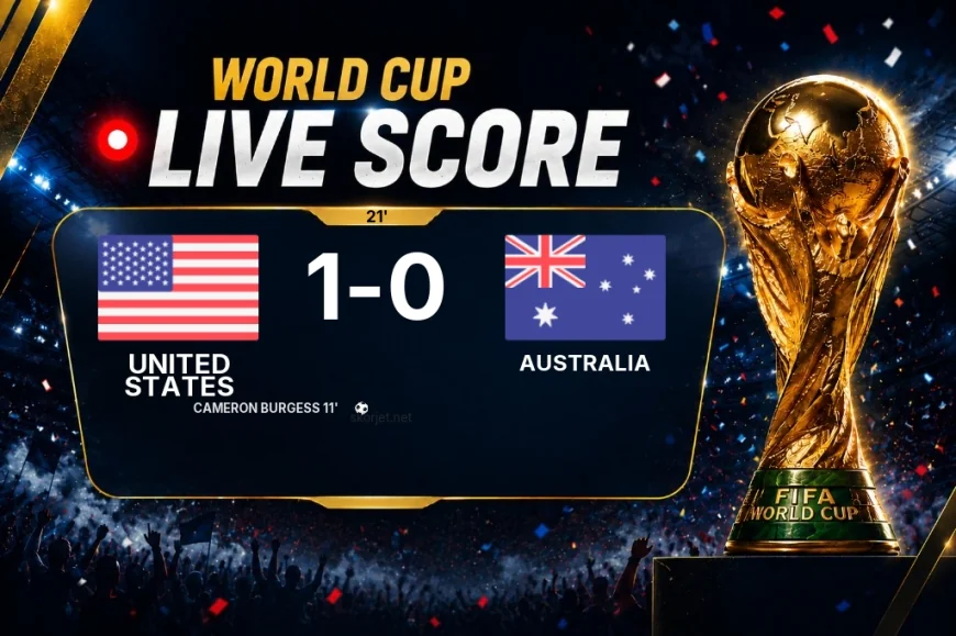 LIVE SCORE - World Cup: United States 1 - 0 Australia (Match in progress)
