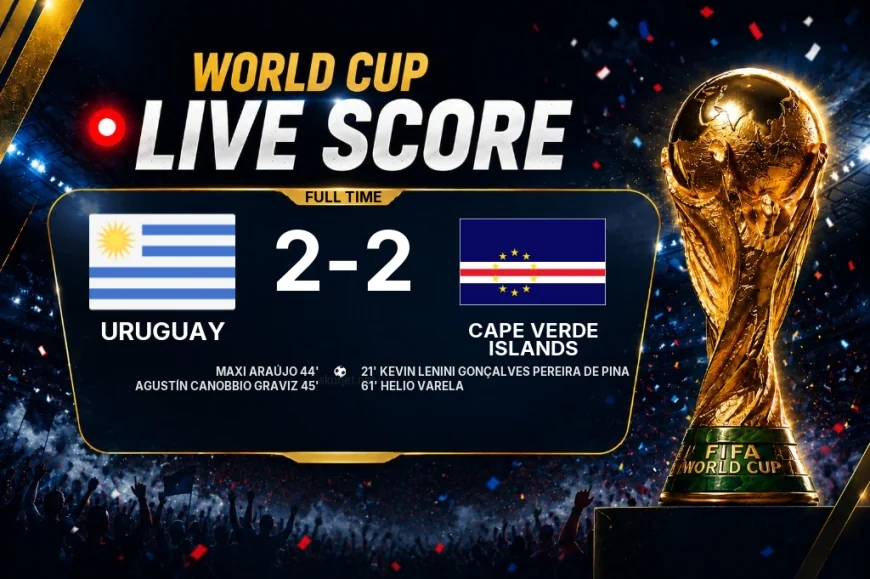 Uruguay 2-2 Cape Verde Islands — World Cup full-time score