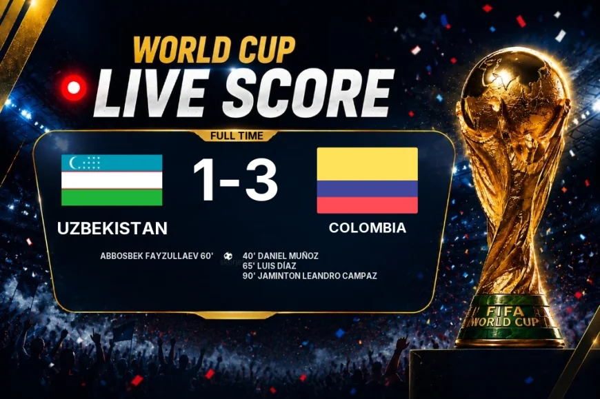 World Cup: Uzbekistan 1-3 Colombia — match report