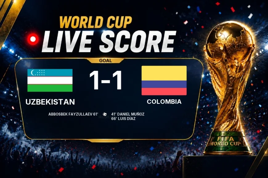 GOAL | Uzbekistan 1-1 Colombia — Abbosbek Fayzullaev (61')