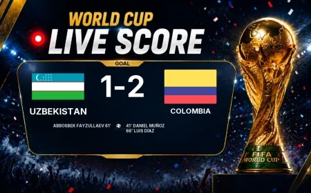 GOAL | Uzbekistan 1-2 Colombia — Luis Díaz (66')