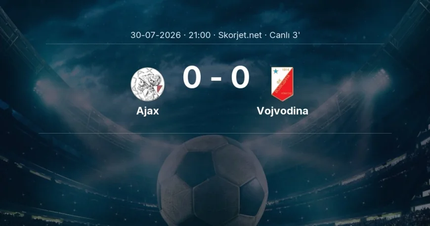 Avrupa Konferans Ligi: Ajax - Vojvodina maçı başladı