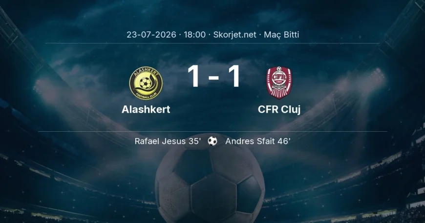 Avrupa Konferans Ligi | Alashkert 1-1 CFR Cluj sonucu