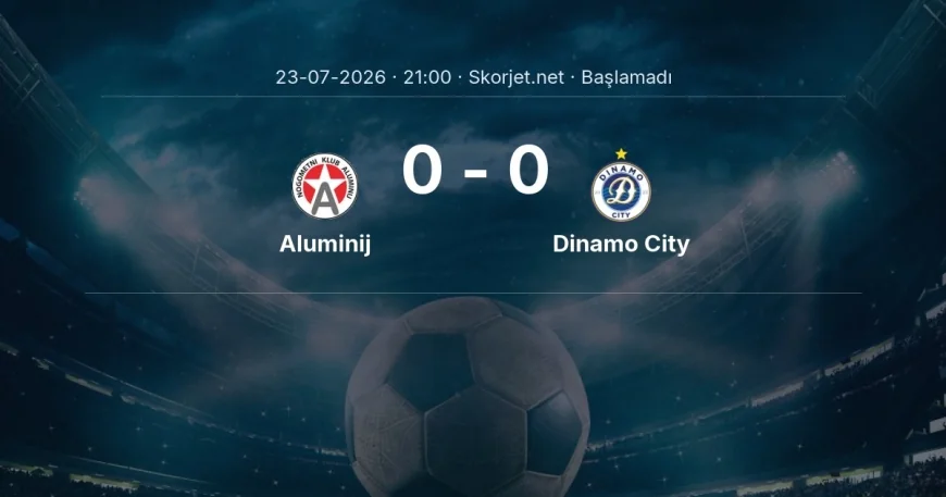Aluminij - Dinamo City maçı ne zaman, saat kaçta? | Avrupa Konferans Ligi