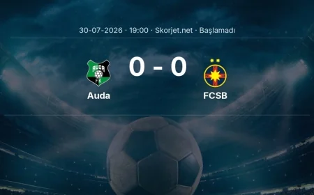Auda - FCSB maçı ne zaman, saat kaçta? | Avrupa Konferans Ligi
