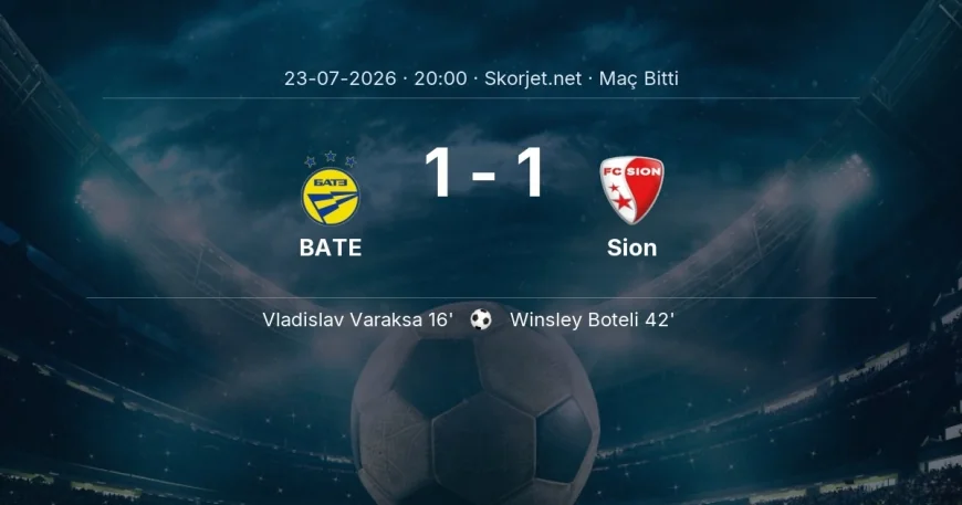 Avrupa Konferans Ligi | BATE 1-1 Sion sonucu