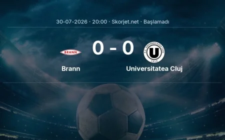 Avrupa Konferans Ligi: Brann - Universitatea Cluj maç bilgileri