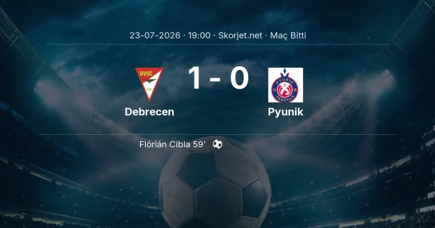 Avrupa Konferans Ligi | Debrecen 1-0 Pyunik sonucu
