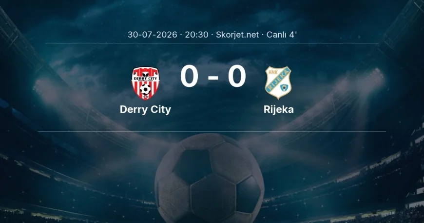 MAÇ BAŞLADI | Derry City - Rijeka