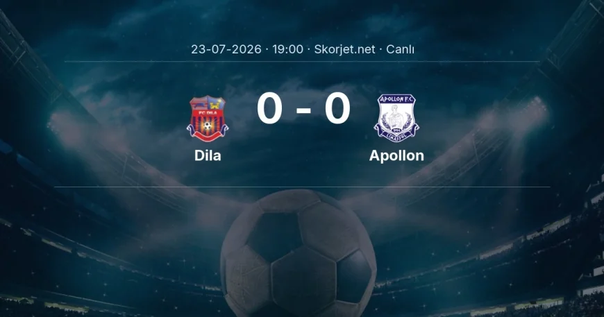 Dila - Apollon maçı başladı | Avrupa Konferans Ligi